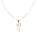 Seraphine Keyhole Heart Lab Grown Diamond Pendant Necklace
