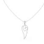 Seraphine Keyhole Heart Lab Grown Diamond Pendant Necklace