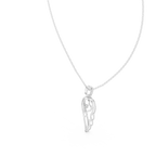 Seraphine Keyhole Heart Lab Grown Diamond Pendant Necklace
