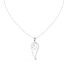 Seraphine Keyhole Heart Lab Grown Diamond Pendant Necklace