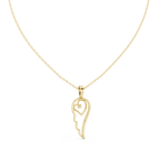 Seraphine Keyhole Heart Lab Grown Diamond Pendant Necklace