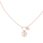 Rosalie Compass Heart Lab Grown Diamond Pendant Necklace
