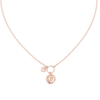 Rosalie Compass Heart Lab Grown Diamond Pendant Necklace