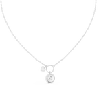 Rosalie Compass Heart Lab Grown Diamond Pendant Necklace