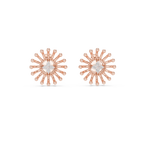 Dandelle Radiating Ball Tip Wire Flower Clover Cluster Lab Grown Diamond Earrings