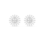 Dandelle Radiating Ball Tip Wire Flower Clover Cluster Lab Grown Diamond Earrings