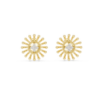 Dandelle Radiating Ball Tip Wire Flower Clover Cluster Lab Grown Diamond Earrings