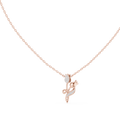 Elowyn Leaf Vine Lab Grown Diamond Pendant Necklace