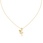 Elowyn Leaf Vine Lab Grown Diamond Pendant Necklace