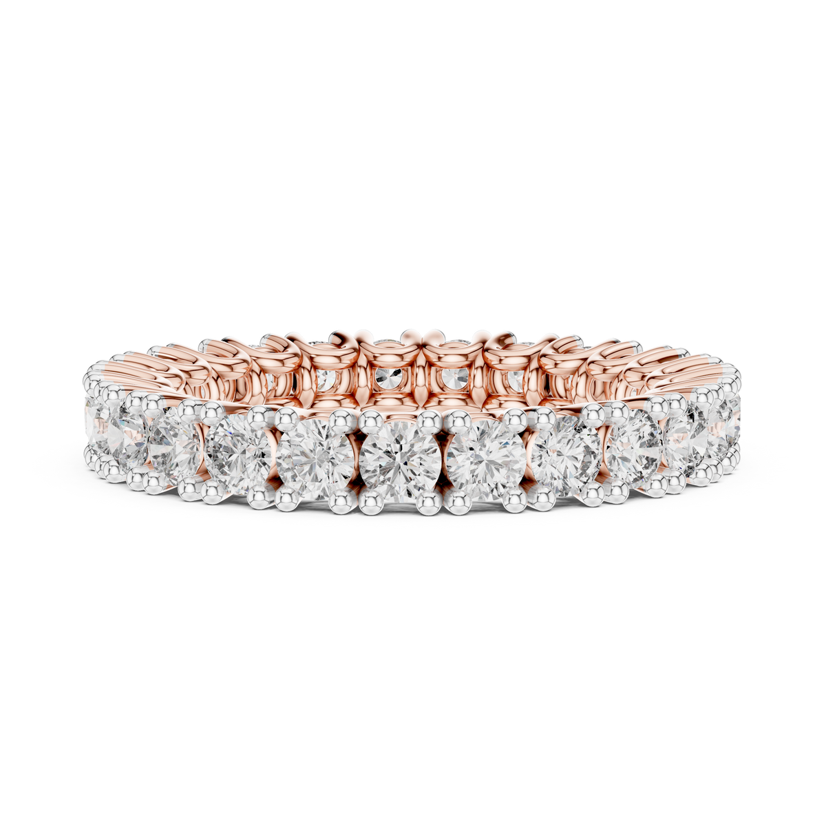 Orbelle Full Eternity Prong Set Lab Grown Diamond Ring