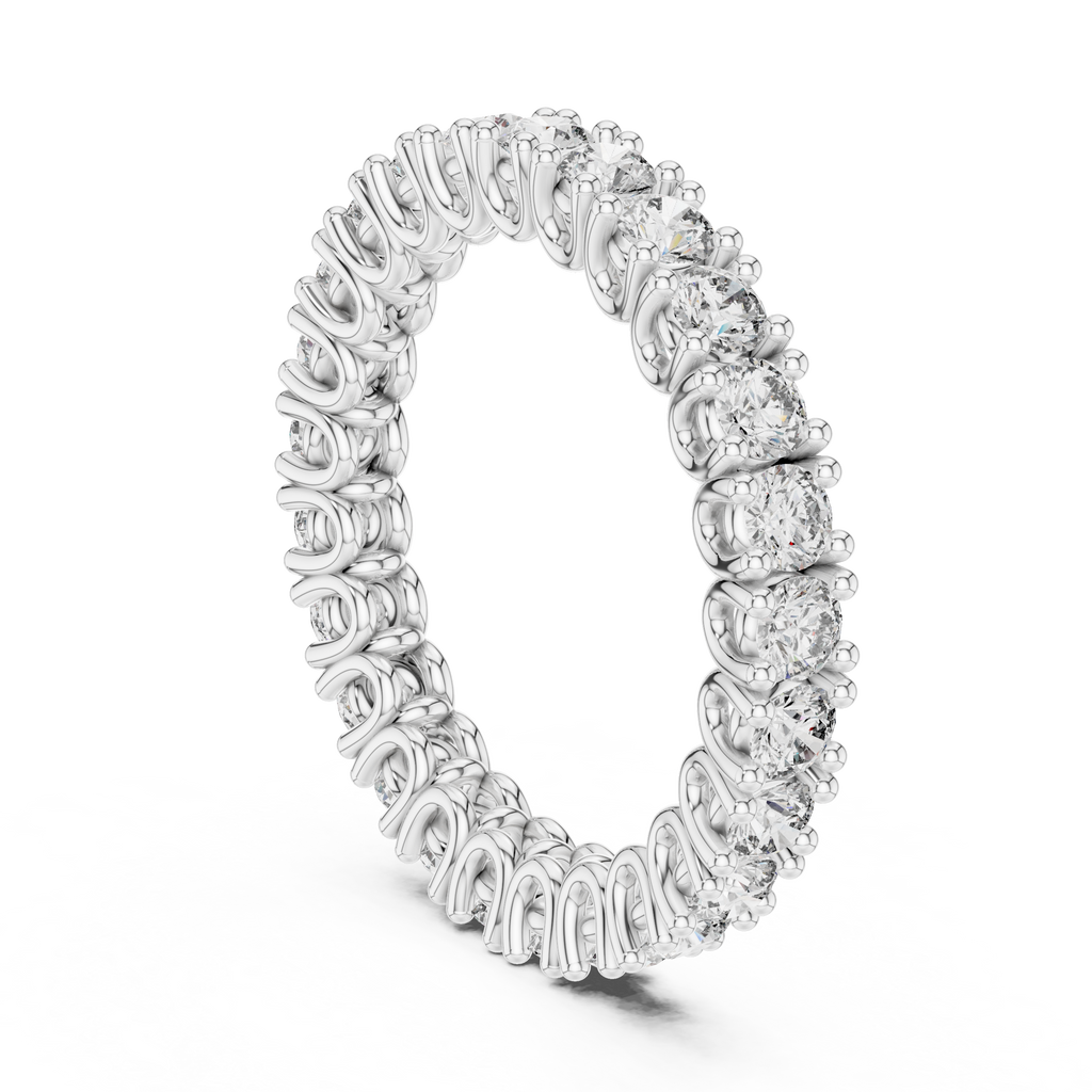 Orbelle Full Eternity Prong Set Lab Grown Diamond Ring