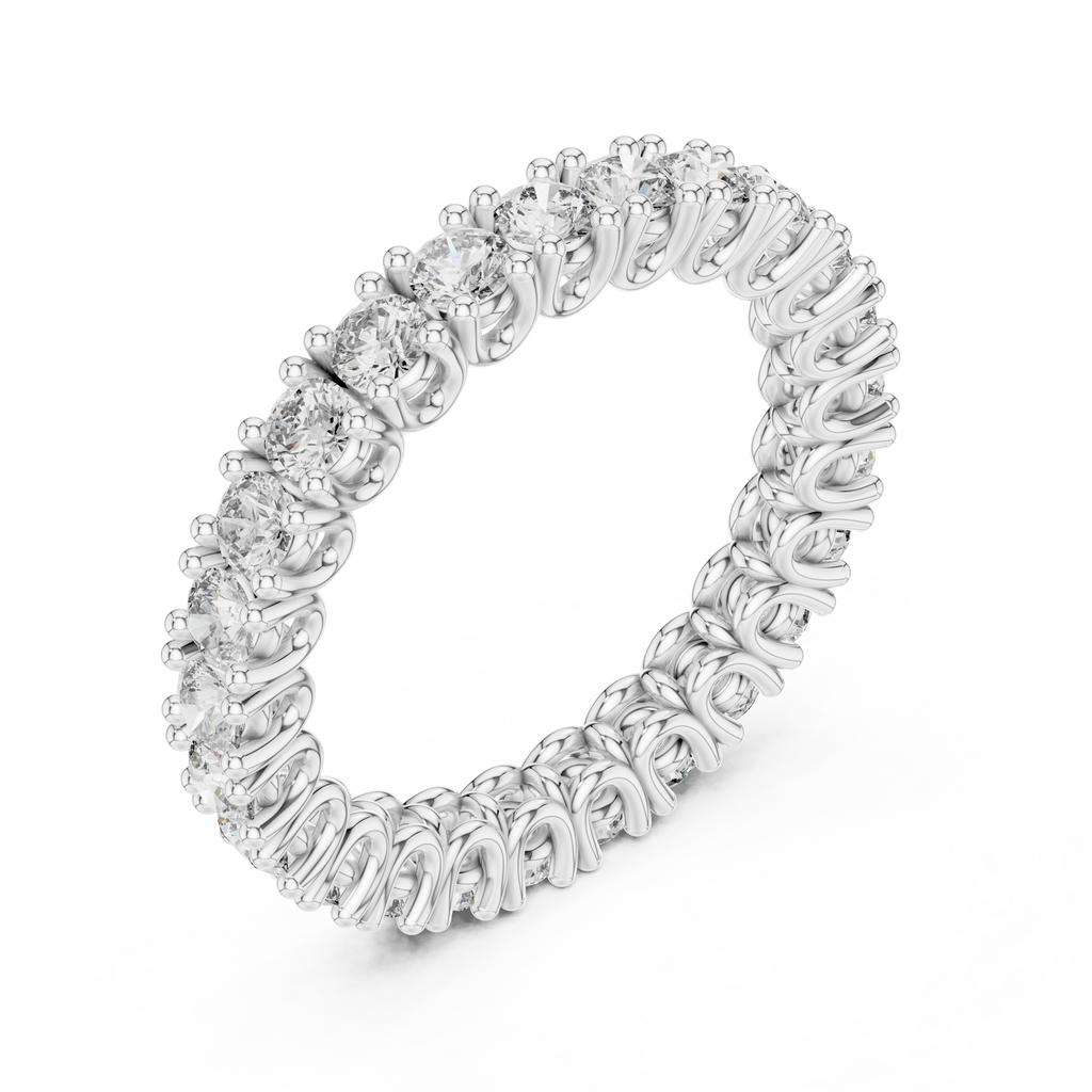 Orbelle Full Eternity Prong Set Lab Grown Diamond Ring