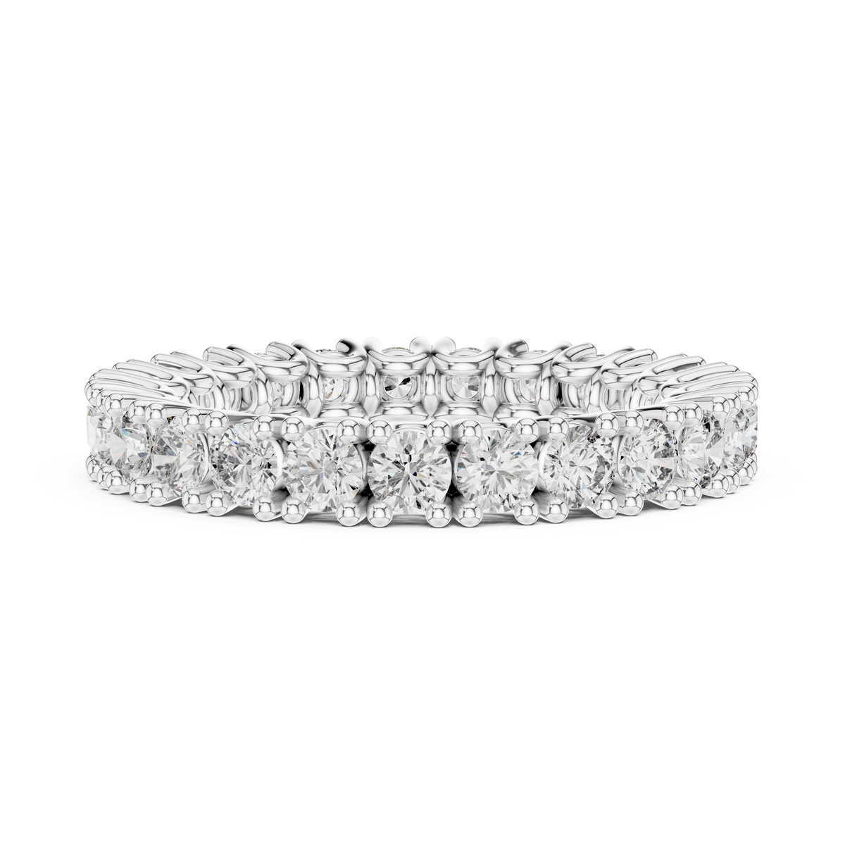 Orbelle Full Eternity Prong Set Lab Grown Diamond Ring