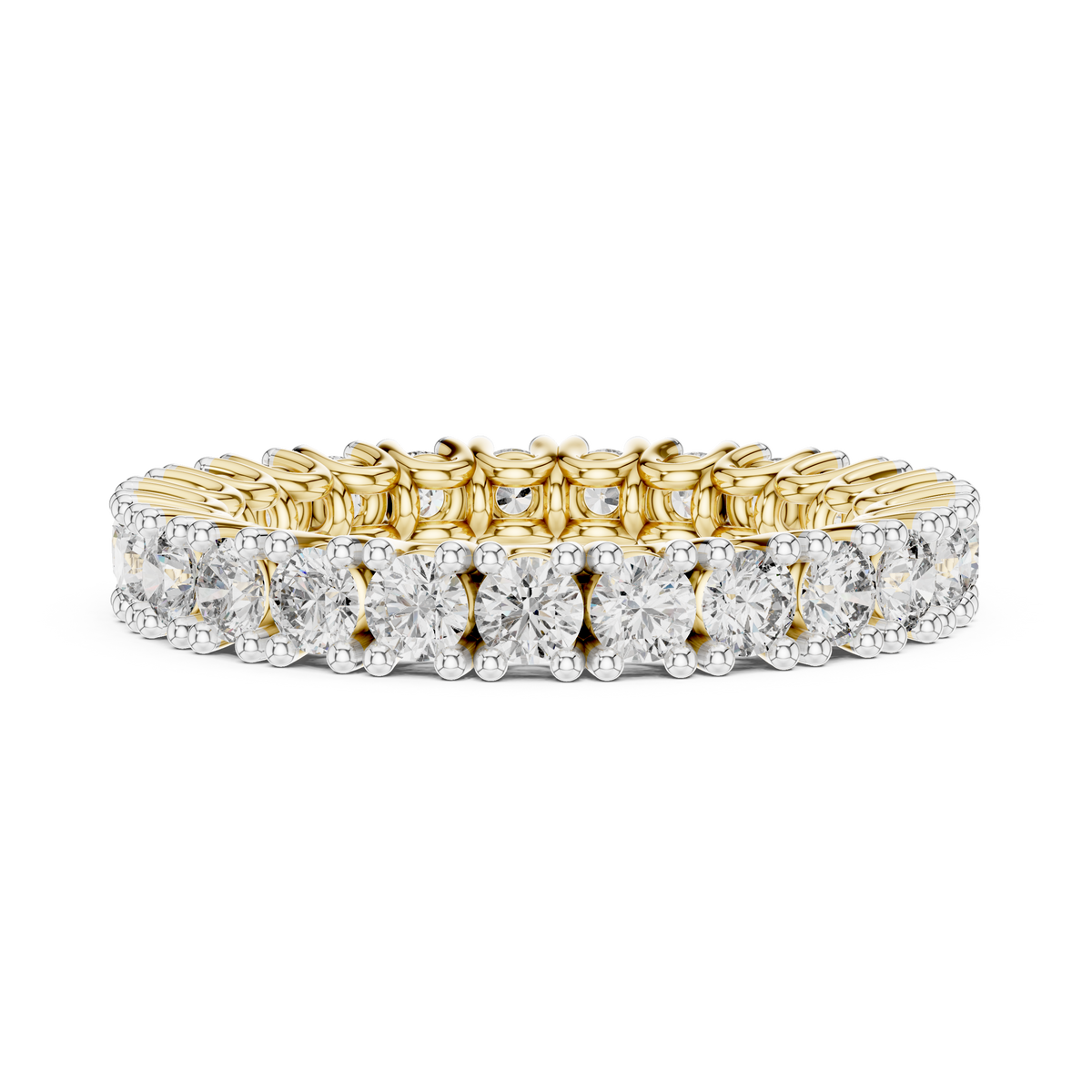 Orbelle Full Eternity Prong Set Lab Grown Diamond Ring