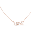 Amora LOVE Statement Lab Grown Diamond Pendant Necklace