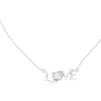 Amora LOVE Statement Lab Grown Diamond Pendant Necklace