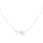 Amora LOVE Statement Lab Grown Diamond Pendant Necklace