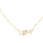 Amora LOVE Statement Lab Grown Diamond Pendant Necklace