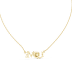 Amora LOVE Statement Lab Grown Diamond Pendant Necklace