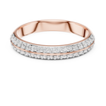 Parallene Double Row Pavé Half Eternity Lab Grown Diamond Band