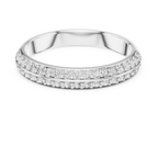 Parallene Double Row Pavé Half Eternity Lab Grown Diamond Band