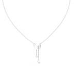 Aurelia Butterfly Cascade Lab Grown Diamond Pendant Necklace