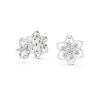 Jasmelle Open Petal Seven Stone Cluster Lab Grown Diamond Earrings