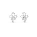 Fleurelle Open Petal Four Stone Cascade Lab Grown Diamond Earrings
