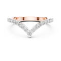 Chevrelle V Shape Chevron Lab Grown Diamond Ring