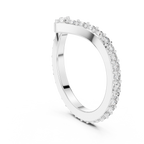 Chevrelle V Shape Chevron Lab Grown Diamond Ring