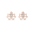 Padmelle Open Lotus Marquise Solitaire Lab Grown Diamond Earrings