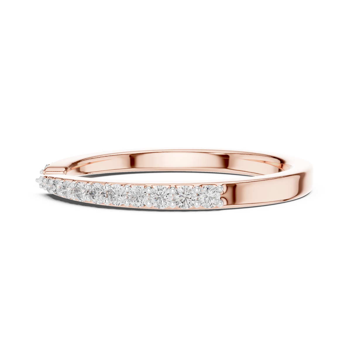 Aperelle Open Cuff Pavé Lab Grown Diamond Ring