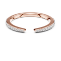 Aperelle Open Cuff Pavé Lab Grown Diamond Ring