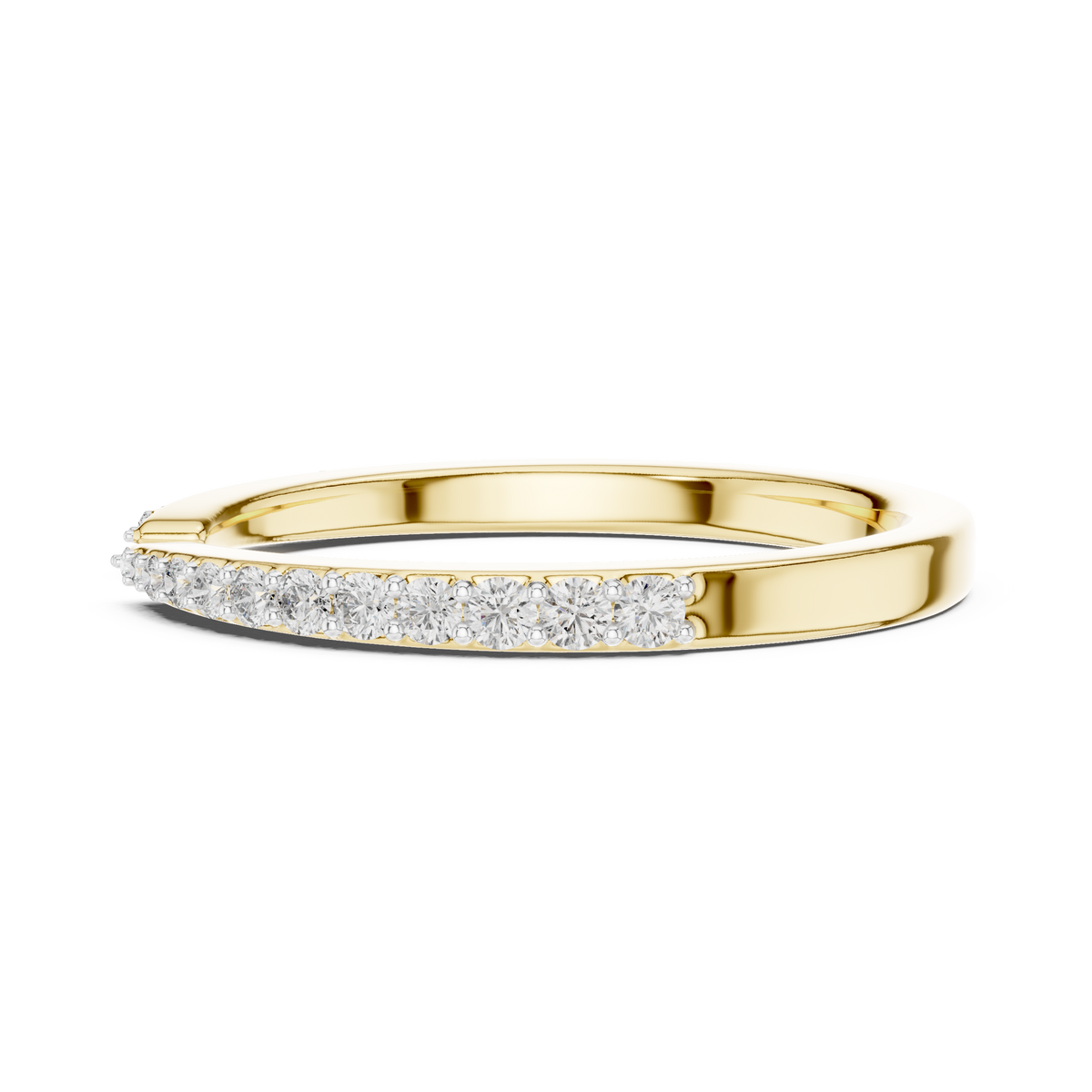 Aperelle Open Cuff Pavé Lab Grown Diamond Ring