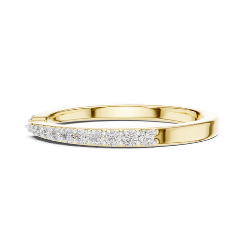 Aperelle Open Cuff Pavé Lab Grown Diamond Ring