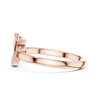 Coronelle Crown Heart Pavé Lab Grown Diamond Ring