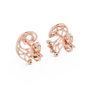 Fernelle Openwork Fern Leaf Lab Grown Diamond Earrings