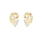 Fernelle Openwork Fern Leaf Lab Grown Diamond Earrings