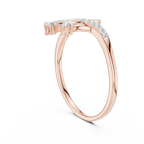 Cometra Shooting Star Pavé Lab Grown Diamond Bypass Ring