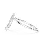 Cometra Shooting Star Pavé Lab Grown Diamond Bypass Ring