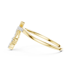 Cometra Shooting Star Pavé Lab Grown Diamond Bypass Ring