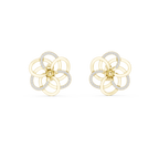 Corolenne Open Petal Flower Lab Grown Diamond Stud Earrings