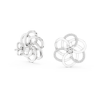 Corolenne Open Petal Flower Lab Grown Diamond Stud Earrings
