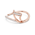 Kavira Twisted Crossover Pavé Lab Grown Diamond Bypass Ring