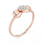 Fiocca Bow Lab Grown Diamond Cluster Ring