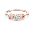 Fiocca Bow Lab Grown Diamond Cluster Ring