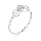 Fiocca Bow Lab Grown Diamond Cluster Ring