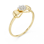 Fiocca Bow Lab Grown Diamond Cluster Ring