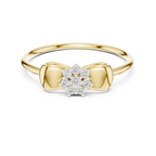 Fiocca Bow Lab Grown Diamond Cluster Ring