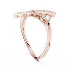 Ascenza Ladder Pavé Lab Grown Diamond Bypass Ring